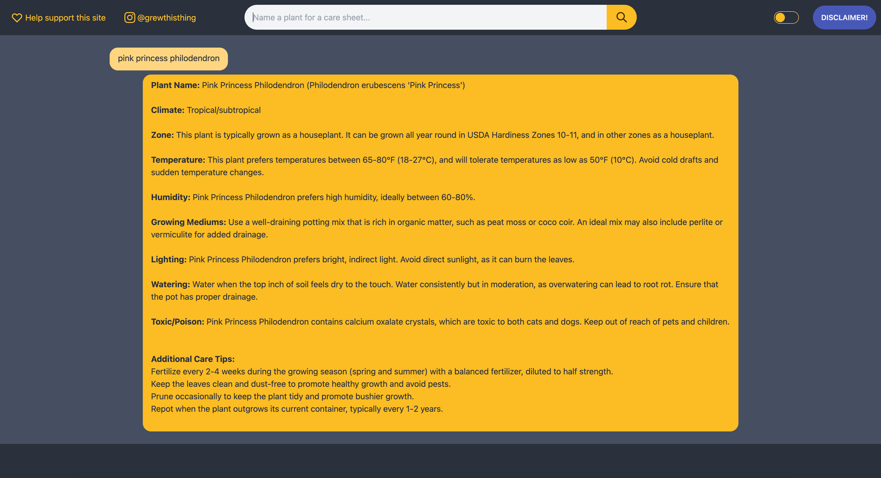 plant AI bot project